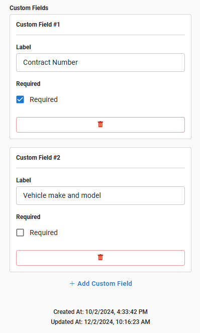 Create a custom field